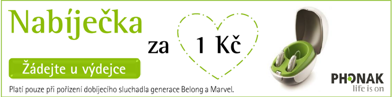 Nabíječka k dobíjecímu sluchadlu Phonak Marvel za 1 Kč
